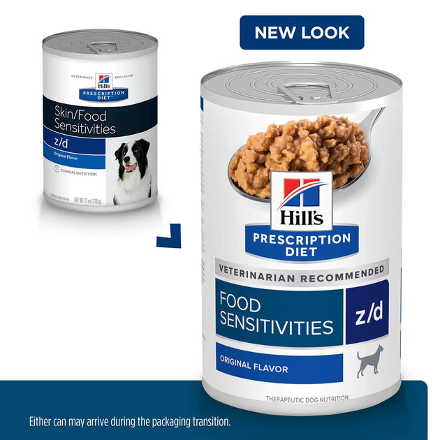 Hill's Z/D 狗皮膚/食物敏感原味罐頭 / Canine Z/D Ultra Skin/Food Sensitivities O Pettington 柏靈頓獸醫寵物用品