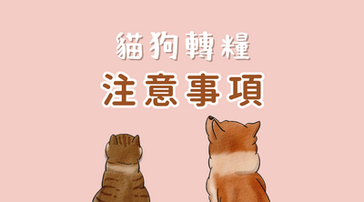 貓狗轉糧注意事項