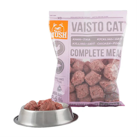[急凍貨品] MUSH VAISTO 急凍貓糧 - 原始系列 - 極光豬+雞肉配方 3kg