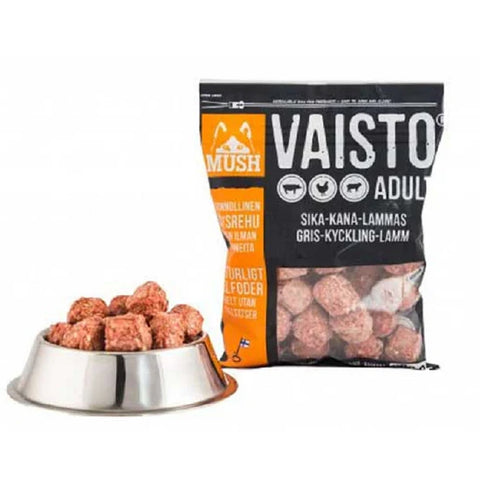 [急凍貨品] MUSH VAISTO 急凍狗糧 - 原始系列 - 雞肉+火雞+羊肉配方 3kg