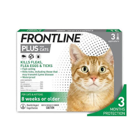 Frontline Plus貓用防蝨防牛蜱滴劑