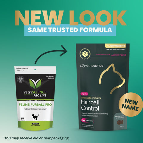 Vetri Feline Furball PRO (60 Chews) 貓貓去毛球小食 (60粒)[新舊包裝隨機發出]