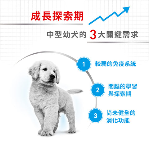 Royal Canin 法國皇家幼犬乾糧 - 中型幼犬營養配方 DOG MED PUPPY DRY