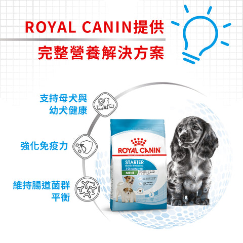 Royal Canin 法國皇家狗乾糧 - 小型初生犬及母犬營養配方 DOG MINI STARTER MOTHER & BABYDOG DRY 3kg