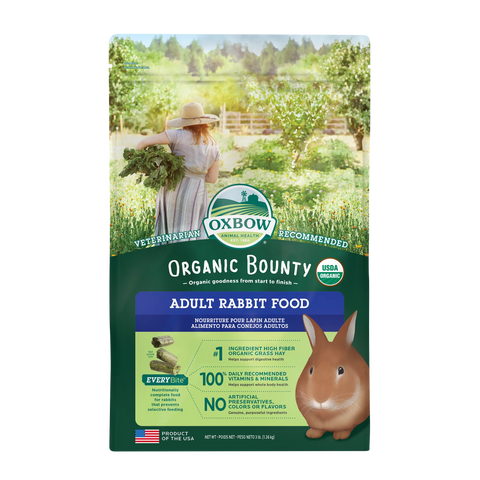 Oxbow Organic Rabbit Food - 3lb