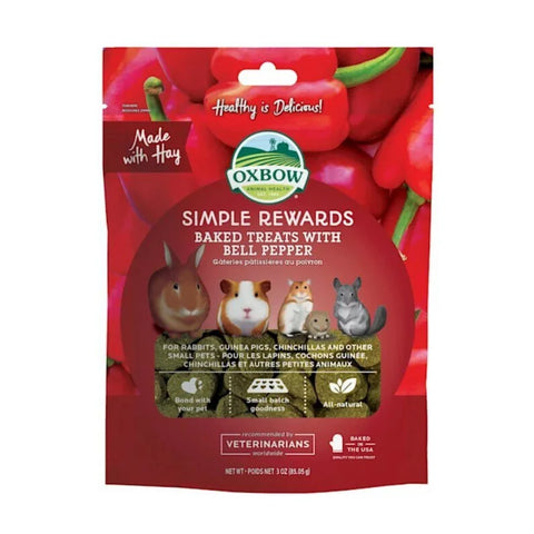 Oxbow Simple Rewards Red Pepper Baked Snacks - 3oz