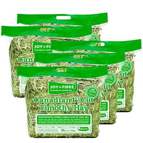 Joy &amp; Fibre Canadian Timothy Grass (Unboxed) - 40oz x 5 Packs
