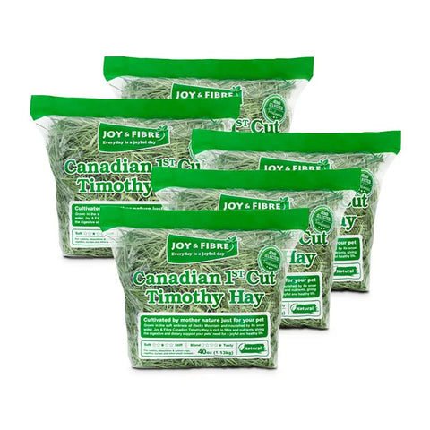 Joy &amp; Fibre Canadian Timothy Grass (Unboxed) - 40oz 3 Packs