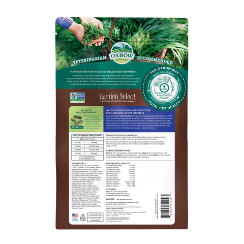 Oxbow Garden Select Rabbit Food - 4lb