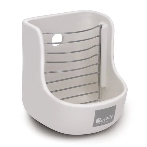 Jolly 2 in 1 Ceramic Grass Rack and Food Bowl