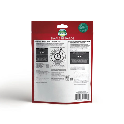 Oxbow Simple Rewards 蘿蔔小茴烤焗小食 - 3oz