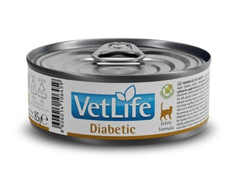 Farmina VetLife Prescription Diet Feline Diabetic 85g (12 cans)