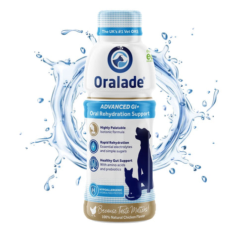 Oralade Advanced GI+ 貓狗口服補水與腸道支援 500ml