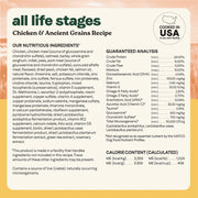Canidae 美國咖比狗乾糧 - All Life Stages - 雞肉+原始穀物配方 / Dry Dog Food, Real Chicken & Ancient Grains Recipe