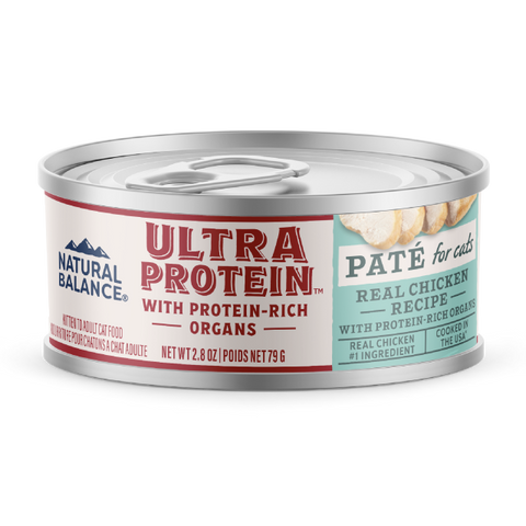 NATURAL BALANCE - Ultra Protein頂級系列 - 貓用肉醬罐2.8oz (雞肉 / 鴨肉 / 三文魚)