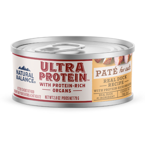 NATURAL BALANCE - Ultra Protein頂級系列 - 貓用肉醬罐2.8oz (雞肉 / 鴨肉 / 三文魚)