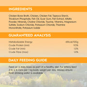 TRILOGY Cat Meat Broth Stock Can - Chicken for Kittens 85g