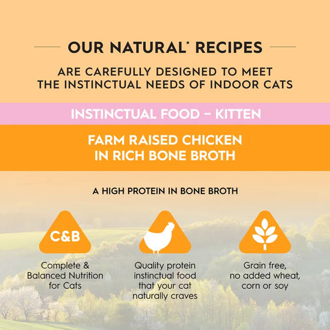 TRILOGY Cat Meat Broth Stock Can - Chicken for Kittens 85g