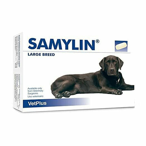 VetPlus - Samylin Tablet (Liver Supplement For Large Breed Dogs 30 - 40kg) 30 Tablets