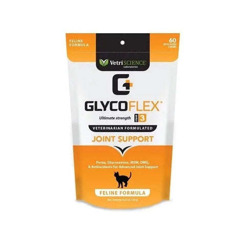 [特價品] VetriScience - Glyco Flex 3 貓關節保健咀嚼肉粒 60粒