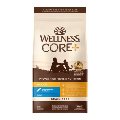 [Special Offer] Wellness CORE Grain-Free Dry Cat Food - For Indoor Cats - Marine Fish Formula
