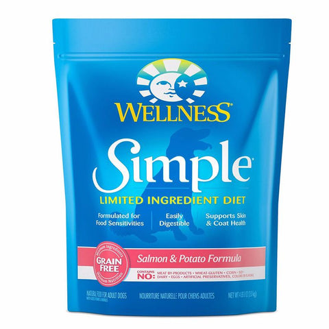 Wellness Simple 無穀物三文魚薯仔抗敏配方犬糧 24lb