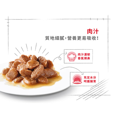 Royal Canin 法國皇家老貓濕糧 - 12歲以上老貓 (肉汁) Ageing 12+ (Gravy) 85g