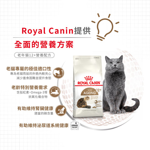 Royal Canin 法國皇家貓乾糧 - 老貓12歲以上 Senior Ageing 12+