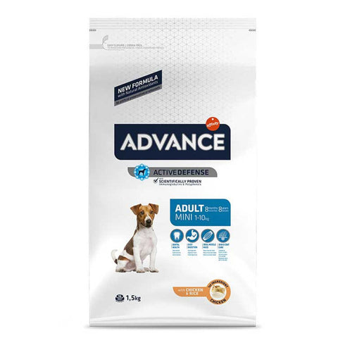 ADVANCE日常護理小型成犬糧 1.5KG 適合體重1-10kg/年齡8個月至8歲 AD MINI ADULT 1.5KG