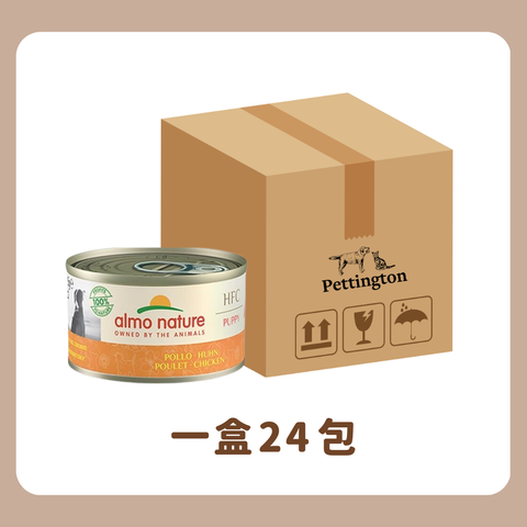 [原箱優惠] Almo Nature 幼犬罐頭 -HFC- 雞肉 95g