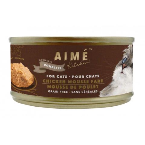 Aime Kitchen 殿堂主食系列 - 無穀物慕絲營養貓罐 - 幼滑雞肉慕絲 85g