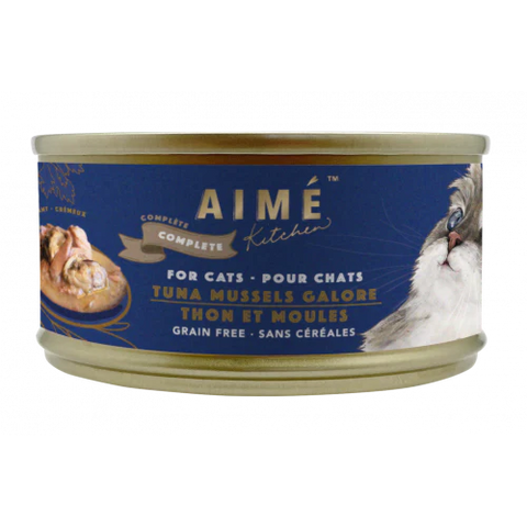 Aime Kitchen 殿堂主食系列 - 無穀物均衡貓罐 - 吞拿魚青口盛宴 85g