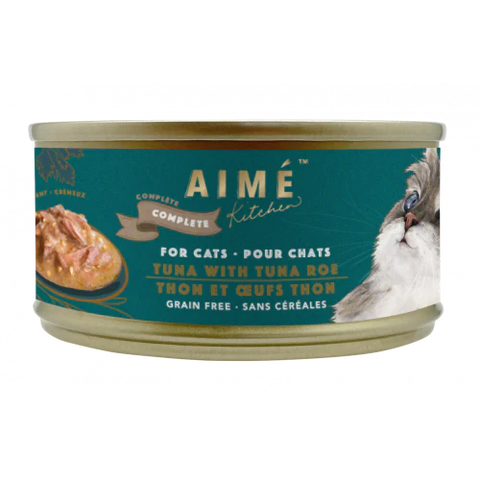Aime Kitchen 殿堂主食系列 - 無穀物均衡貓罐 - 鮮魚子伴吞拿魚 85g