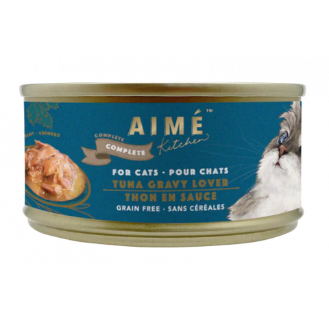 Aime Kitchen 殿堂主食系列 - 無穀物均衡貓罐 - 特濃魚汁熬鮮吞拿魚 85g