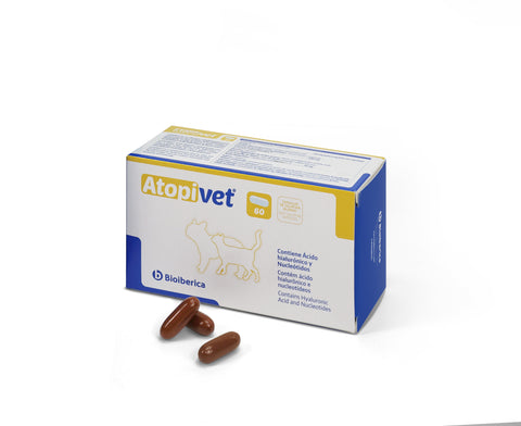 Atopivet‬‭ ‭口服皮膚修復軟膠囊(60 粒裝) Soft Gelatin Capsules for Dogs & Cats (60 cap/pack)