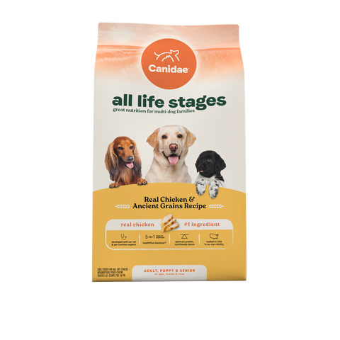 Canidae 美國咖比狗乾糧 - All Life Stages - 雞肉+原始穀物配方 / Dry Dog Food, Real Chicken & Ancient Grains Recipe