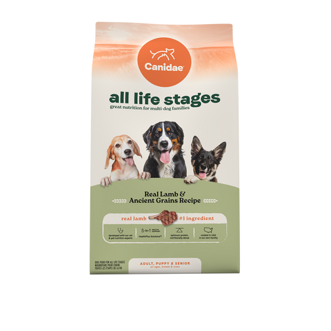 Canidae 美國咖比狗乾糧 - All Life Stages - 羊肉+原始穀物配方 / Dry Dog Food, Real Lamb & Ancient Grains Recipe
