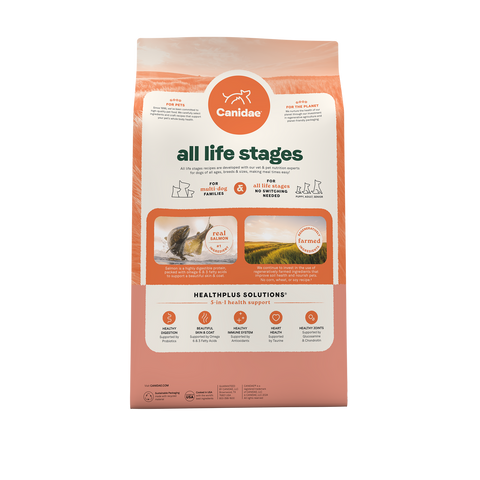 Canidae 美國咖比狗乾糧 - All Life Stages - 三文魚+原始穀物配方 / Dry Dog Food, Real Salmon & Ancient Grains Recipe