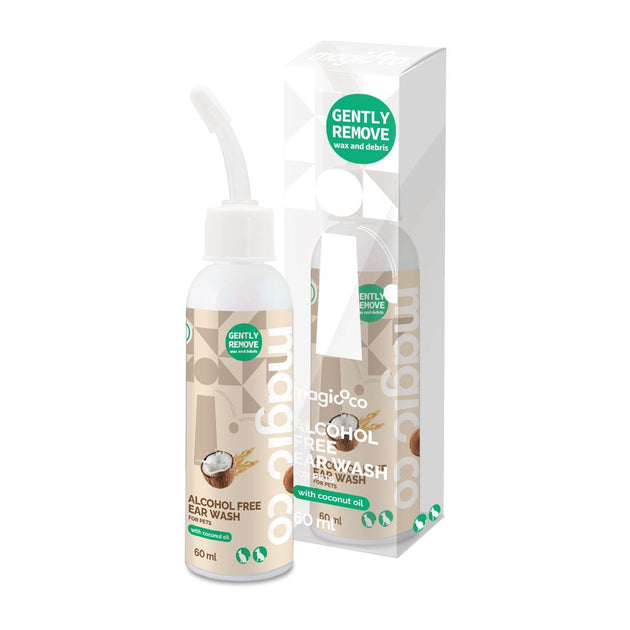 Magic CoCo Alcohol Free Ear Wash 海島椰子燕麥潔耳液60ml (貓犬通用) – Pettington 柏靈頓 ...