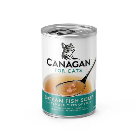 Canagan 原之選營養補水沙丁魚配鯖魚湯貓罐頭 (140g)