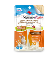 Signature 7 Cat Goat Milk Meal Pack - Chicken + Goat Milk (Hairball Control) 70g 