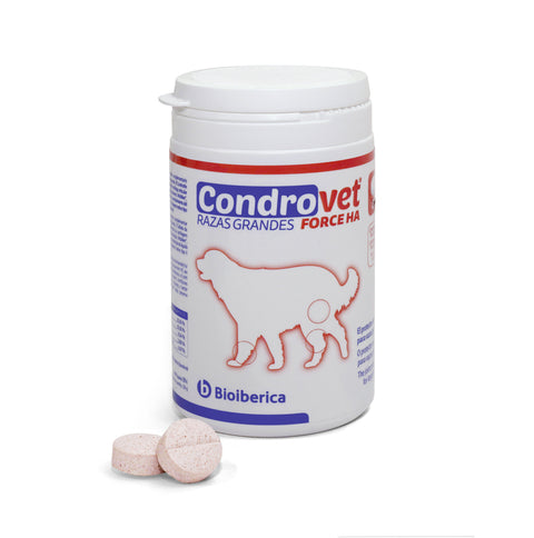 Condrovet® 關節營養補充咀嚼片 (80 /120粒裝)(小型及中型犬/大型犬隻適用) Condrovet® Force HA Palatable Tablets for Small & Medium Dogs / Large Dogs(80/ 120 tab/bot)