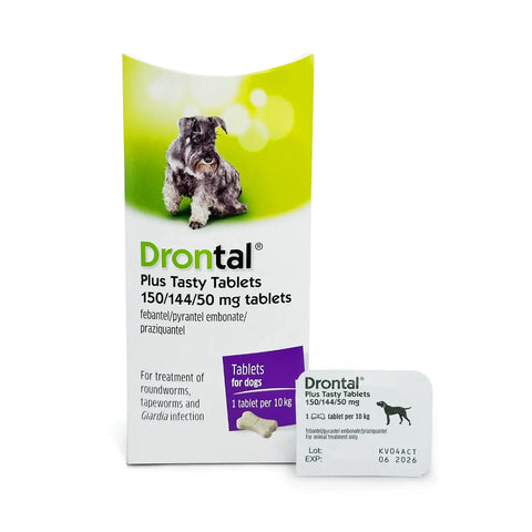 Drontal Plus 犬用杜蟲藥(單片)