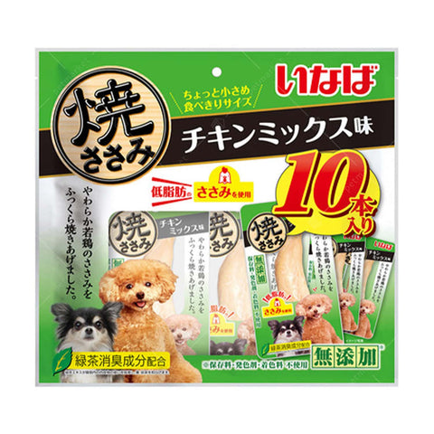 [特價品] Inaba 燒雞柳狗零食 10本