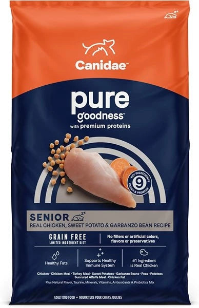 Canidae PURE Grain Free Dry Dog Food - Lamb and Pea Formula 24lb