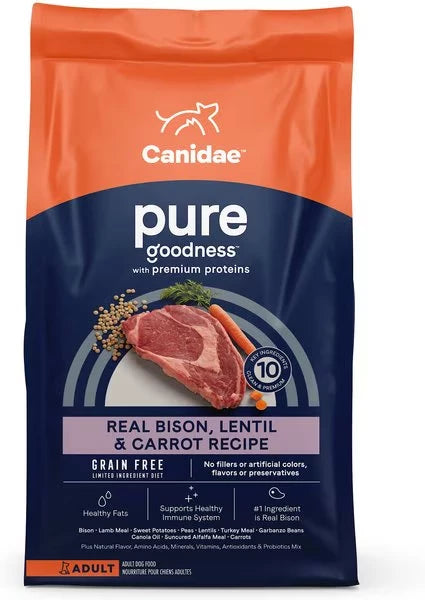 Canidae PURE Grain Free Dry Dog Food - Lamb and Pea Formula 24lb