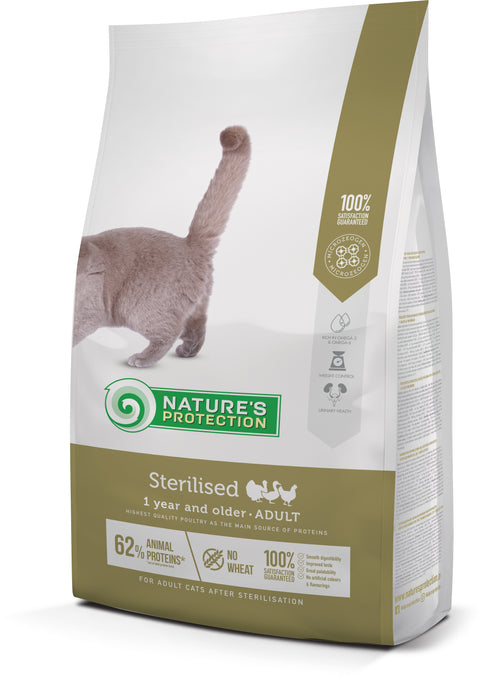 Nature's Protection - 成貓乾糧 絕育及體重控制配方 / Sterilised