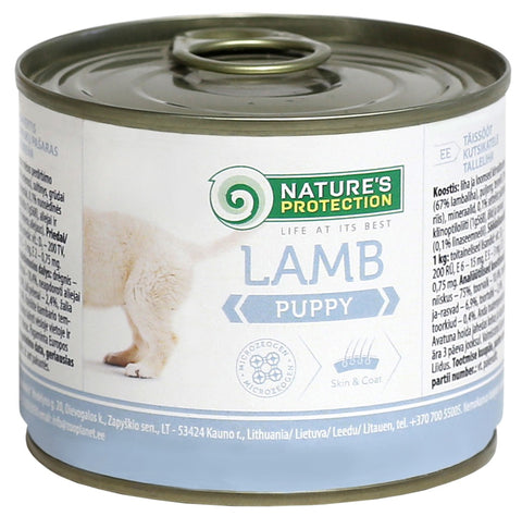 Nature's Protection - 幼犬濕糧罐頭(羊肉) 200g
