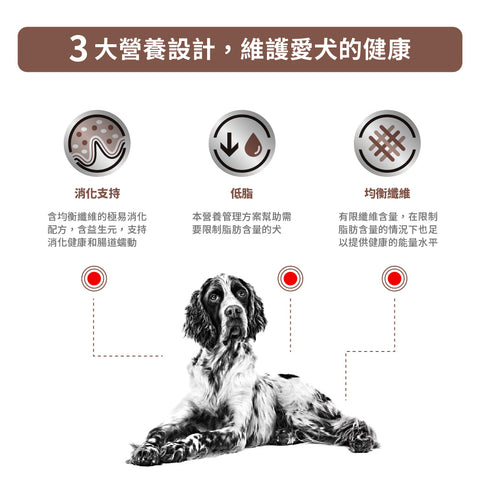[乾濕糧套裝] Royal Canin - 成犬腸胃低脂處方糧套裝 Gastro Intestinal 'Low Fat' For Dogs Package