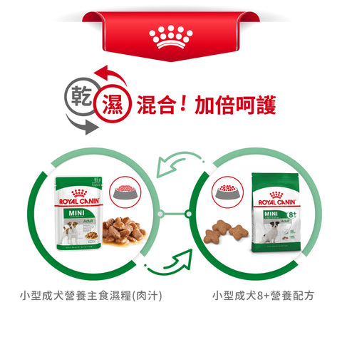 Royal Canin 法國皇家老狗乾糧 - 小型成犬8+營養配方 Mini Adult 8+